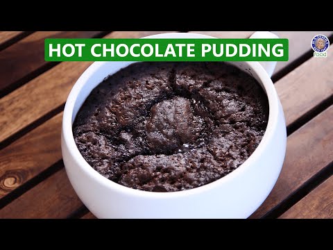 Easy Hot Chocolate Pudding Recipe | Eggless Hot Fudge Cake | Quick Chocolate Dessert Recipe