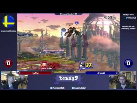 B9 - Leffen (Diddy) Vs. Android (Yoshi) - Smash 4 Winners Bracket R4