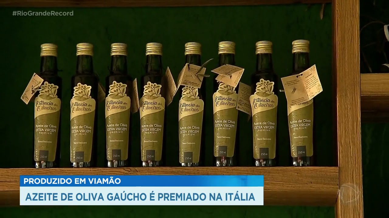 Produzido em Viamão: azeite de oliva gaúcho é premiado na Itália