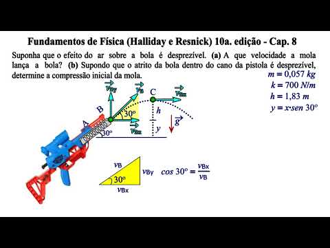 Aula 106 - Fundamentos de Física (Halliday e Resnick) 10a. Edição - Cap 8.