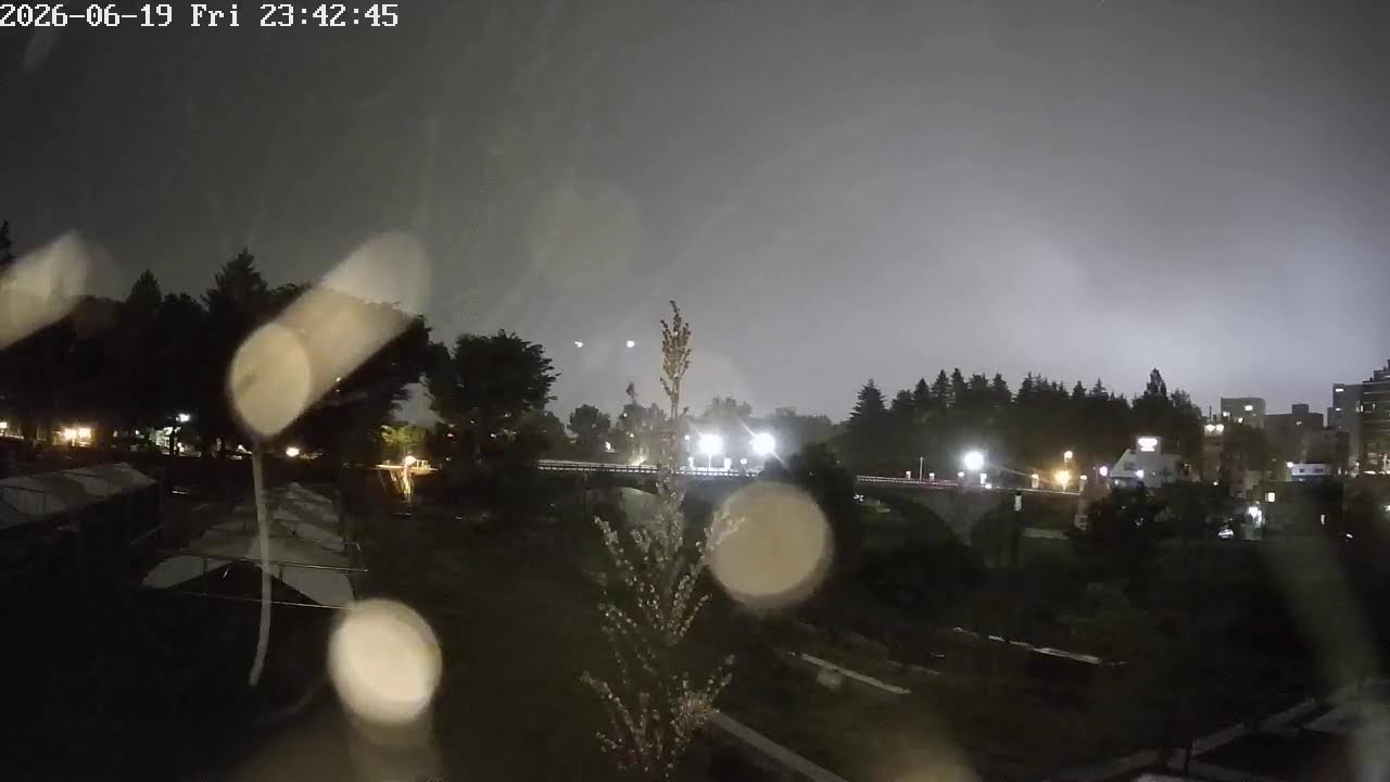 Live webcam view of Ohashi Bridge & Sendai Skyline