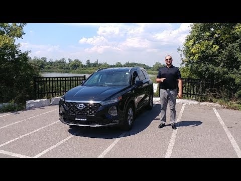 2019 Hyundai Santa Fe Review, Adaptive Cruise and Autonomous Braking Tested!
