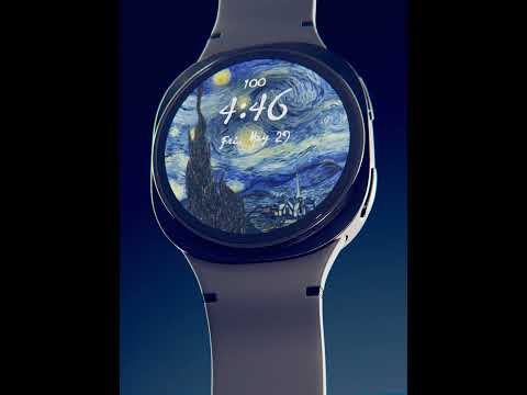 Starry Night Depth Watch Face
