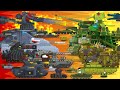 Big battle of iron monsters. Tank for kids. World of tanks cartoon. Evil tank cartoon.