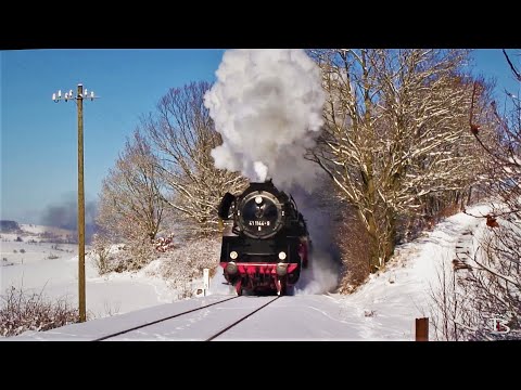 24 of 24 | Winter steam in the Thuringian Forest | 5 steam locomotives in tough use