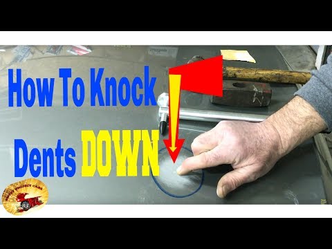 How To TAP AUTO BODY DENTS DOWN...DIY