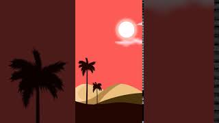 Download lagu desert sunset Animated mp3