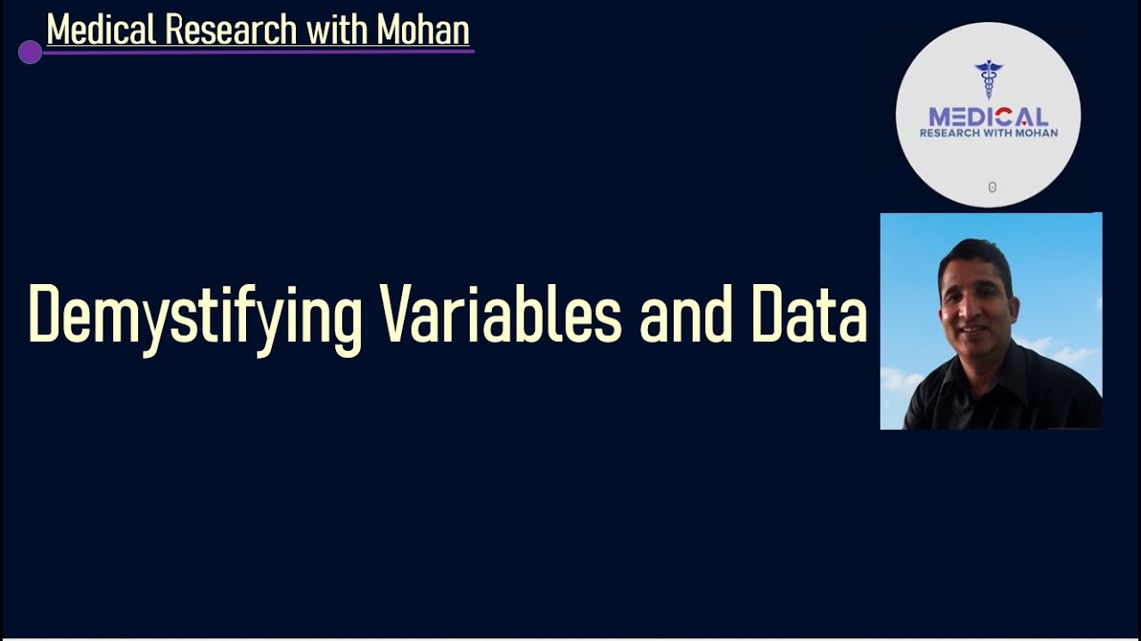 Demystifying  Variables and Data