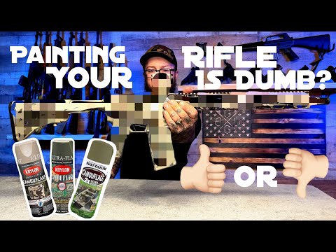 How to Spray Paint Your Rifle, the better way…