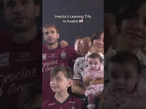 Andres Iniesta leaving the Japanese team . He is a true legend