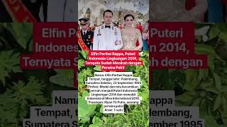 Download lagu Elfin Pertiwi Rappa, Puteri Indonesia Lingkungan 2014, Ternyata Sudah Menikah dengan Perwira Polri! mp3