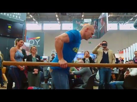 Legat, Roggisch und Brandao auf der FIBO 2016