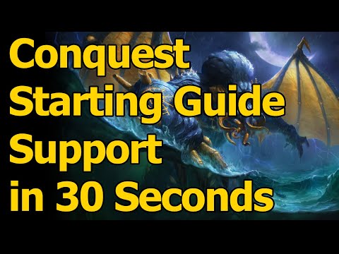 (OUTDATED) SMITE IN 30 SECONDS - Conquest Support Starter Role Beginners Guide