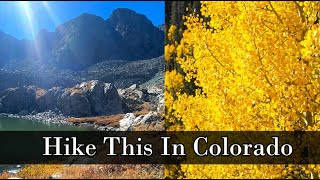 Epic South Zapata Lake Hiking: BEST Fall Hikes in Colorado