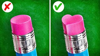 MUST-TRY SCHOOL HACKS || Genius Crafts for Smart Students! Funny School Moments by 123 GO! SCHOOL