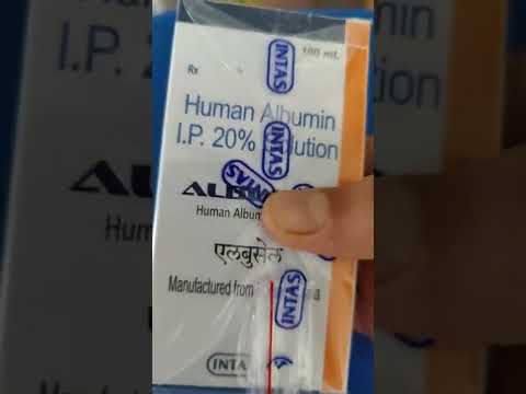 Albucel intas human albumin ip, 20%/100 ml