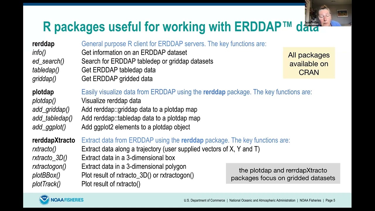 ERDDAP Seminar Series: How to access ERDDAP™ data using R