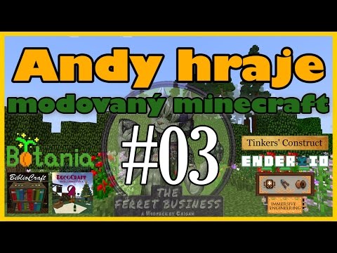Andy hraje modovaný minecraft #03 - Průzkum okolí a základní questy