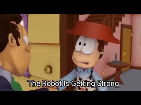 Garfield X Garfield - Jon VS Robot (ENG SUB)