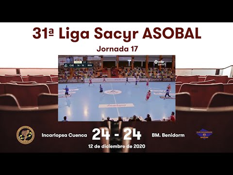 31ª Liga Sacyr ASOBAL J17: Incorlapsa Cuenca - BM. Benidorm 24-24