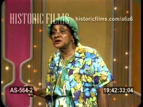 Jackie  " Moms " Mabley performs  live  1969
