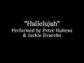 Hallelujah - Peter Hollens and Jackie Evancho (Lyrics)