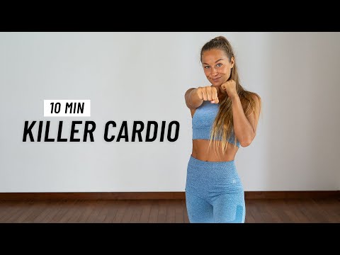 10 MIN CARDIO Workout At Home Full Body No Equipment No Repeats