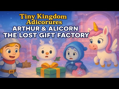 Tiny Kingdom Adventures: Arthur & Alicorn Save Christmas | The Lost Gift Factory | Kids Animation