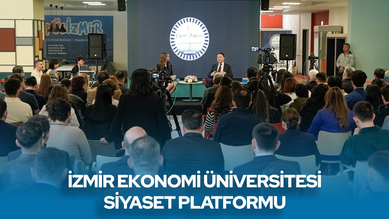 İzmir Ekonomi Üniversitesi Siyaset Platformu'nun konuğu oldum
