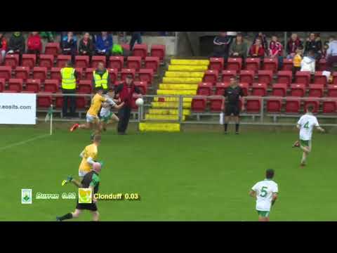 Down Minor Football Championship Final 217 Clonduff v Burren Sunday 1st October
