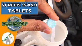 Car Screen Wash Tablets Review - LESS PLASTIC |  LESS £££ - Suitable To -5 Celsius
