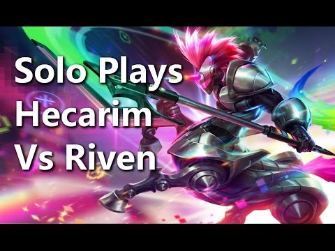 Hecarim Vs Riven Top Lane Commentary