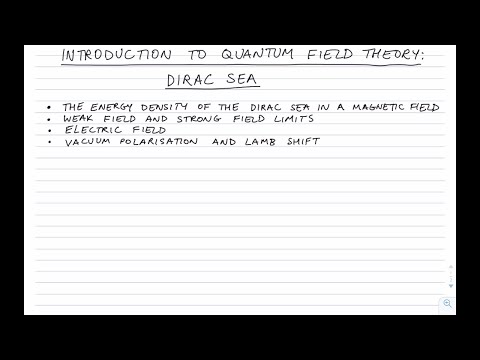 Dirac sea in an electromagnetic field