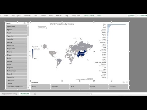 Create Map Chart: Using Power Query - Connect & Extract data From the internet
