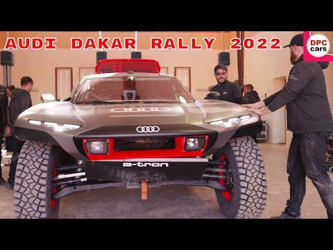Audi RS Q e-tron preparation for Dakar Rally 2022