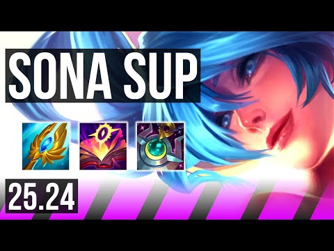 SONA & Smolder vs NAUTILUS & Corki (SUP) | Guardian, Good KDA: 8/2/25 | EUW Grandmaster | 25.24