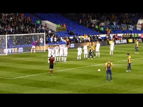 Spurs vs Asteras Tripolis - Harry Kane in goal --- & letting one in :o)