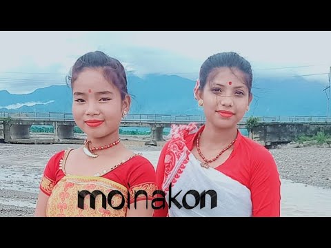 Moinakon bakhor/ cover dance/ akangsha and nirupama
