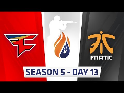 ECS Season 5 Day 13 - Faze vs Fnatic - Overpass