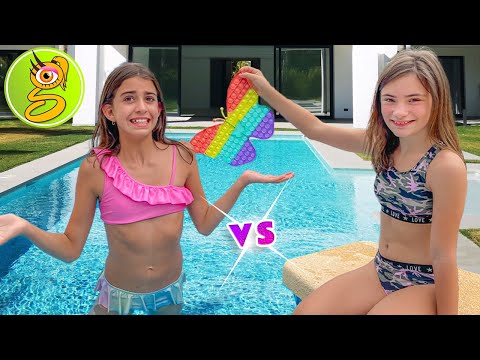 ENCUENTRA los POP IT en la PISCINA con @LosjuguetesdeArantxa