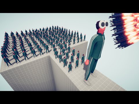 SQUID GAME ARMY vs EVERY GOD | Totally Accurate Battle Simulator TABS