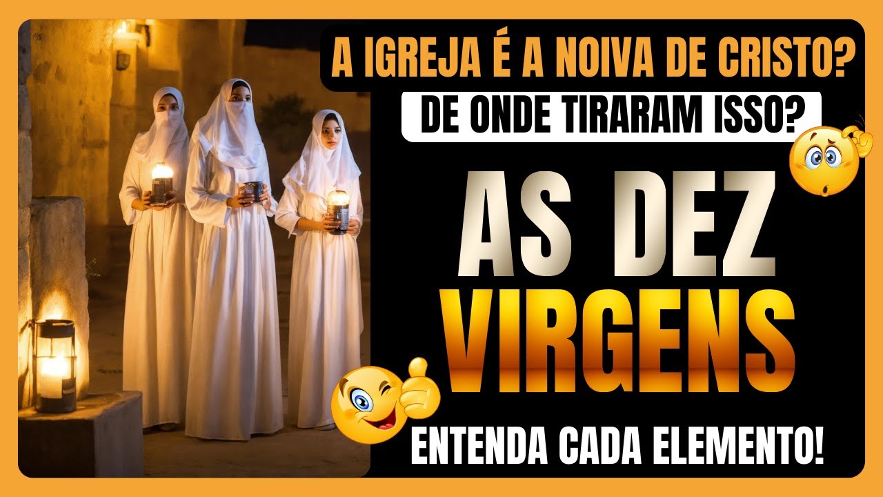 PARÁBOLA DAS DEZ VIRGENS | QUEM SÃO AS VIRGENS? A IGREJA É A NOIVA DE CRISTO OU NÃO? 1 AULA