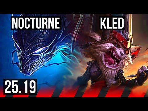 NOCTURNE vs KLED (TOP) | NA Grandmaster | 25.19