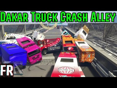 Gta 5 Challenge - Dakar Truck Crash Alley