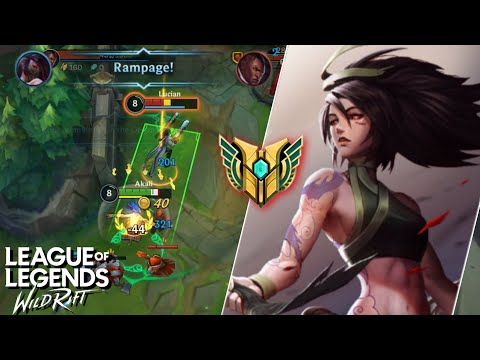 How to Play Akali vs Lucian Baron lane: Akali is Broken in wildrift: Wildrift