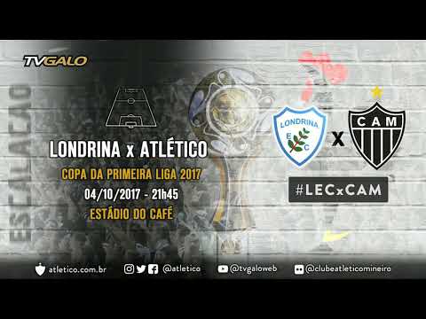 04/10/2017 Escalação: Londrina x Atlético