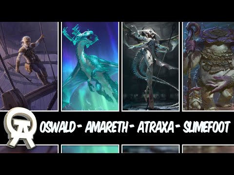 Raw Edh Gameplay: Oswald vs Amareth vs Atraxa vs Slimefoot