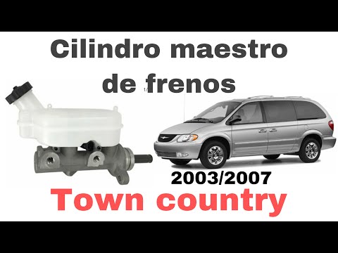 REEMPLAZO DE CILINDRO MAESTRO DE FRENOS CHRYSLER TOWN COUNTRY 2004