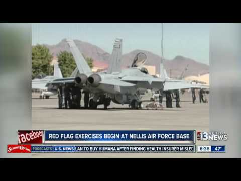 Red Flag exercises begin at Nellis Air Force Base
