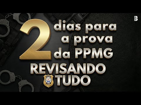 2 DIAS PARA A PROVA DA POLÍCIA PENAL DE MINAS GERAIS | REVISÃO DE TUDO